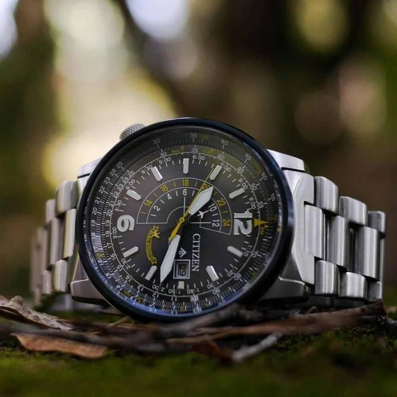 Relógio Citizen Promaster Eco-Drive Blue Angels Nighthawk BJ7006